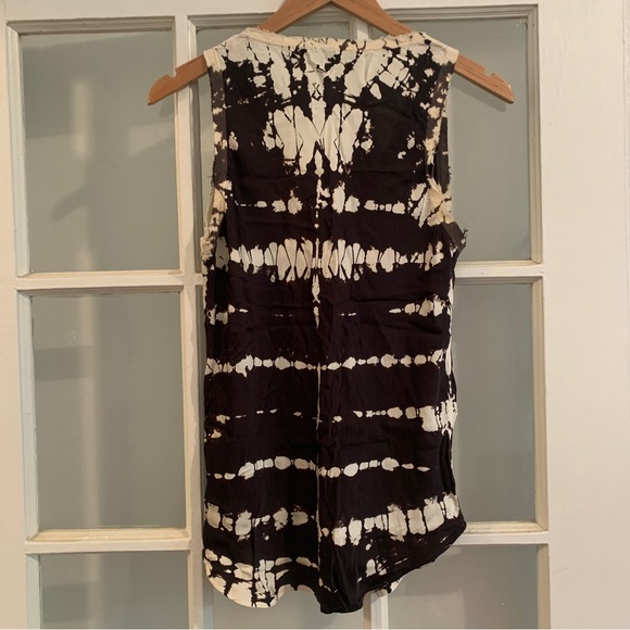 Satin tie dye young fabulous and broke tank top- like new - medium - Picture 2 of 6